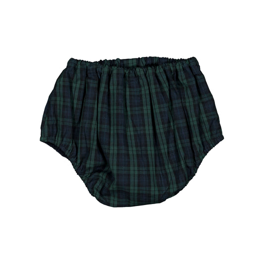 Bloomer CHAILLOT tartan green&blue [Maison Marelle](25AW Drop1)