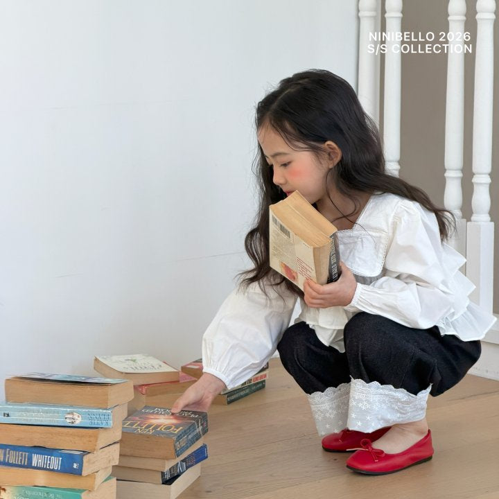 【予約販売】Bubble Cancan Blouse [NINIBELLO] (26SS)【2026年2月下旬以降順次発送】