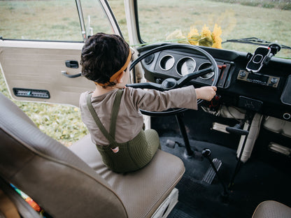 Hippy Footless Tights With Braces - Olive [SILLY Silas]