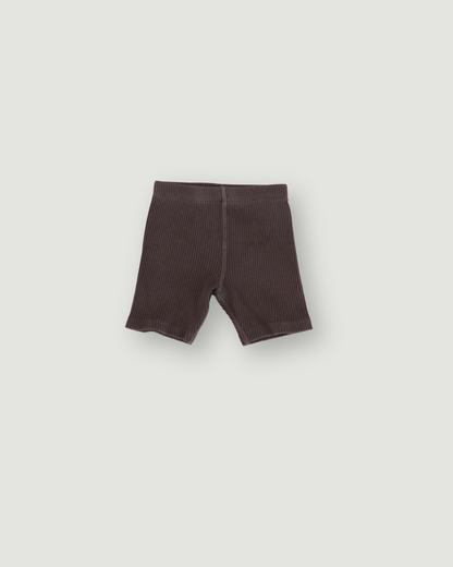 Biker Shorts - Brown [EARTH THE ARCHIVE]