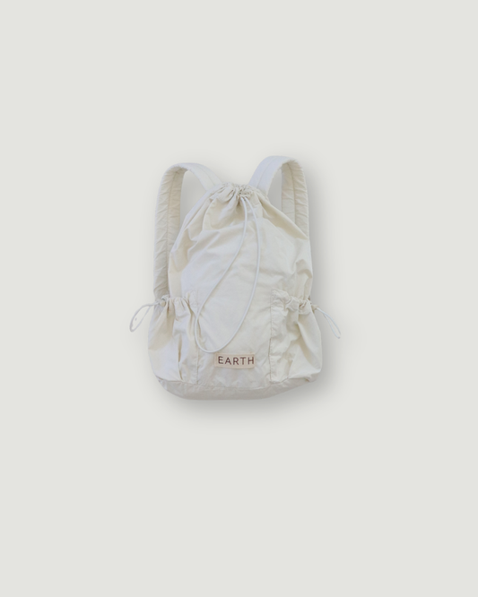 Foldable Cap - Cream White [EARTH THE ARCHIVE]