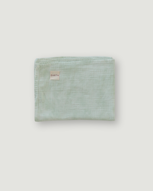 Hand Tie Swaddle - Green Tie Dye [EARTH THE ARCHIVE]