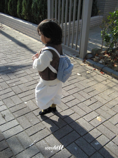 【オーダー会】Wouldu Teddy Back Pack - Baby Blue [wouldU]【2026年1月上旬以降順次お届け予定】