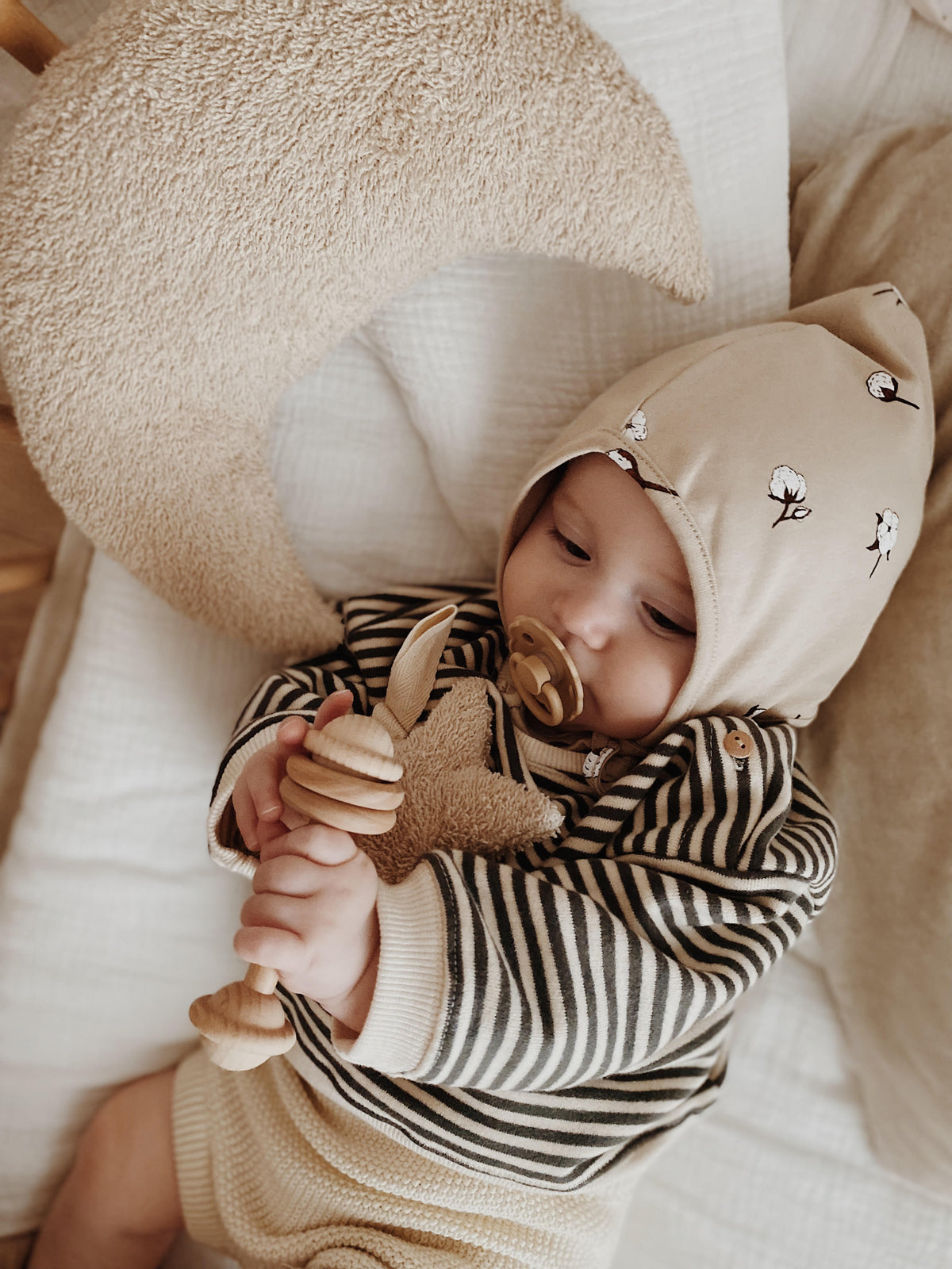 COTTONFIELD PIXIE BONNET [organic zoo]