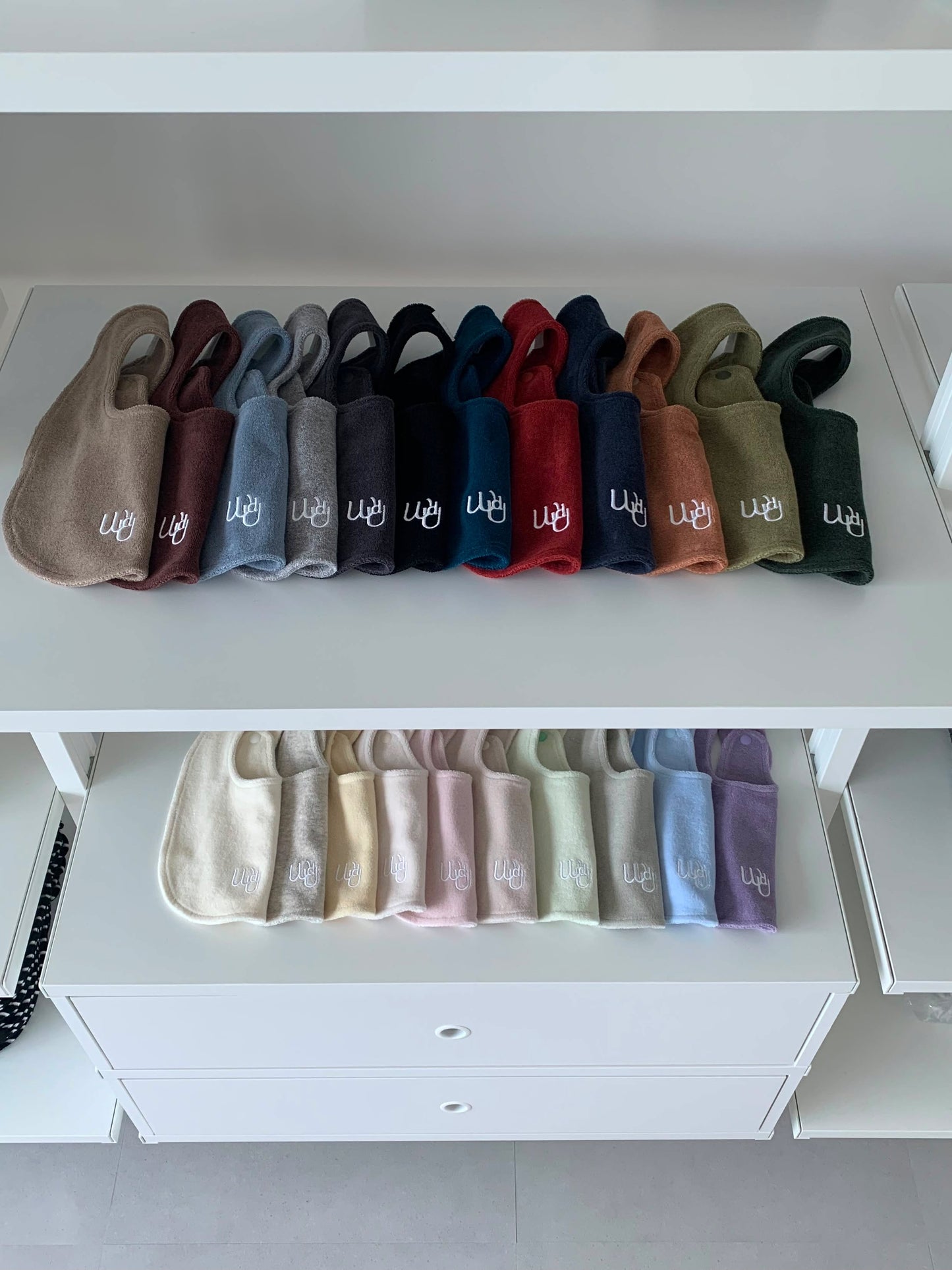 Cloud Terry Bibs [wouldU]