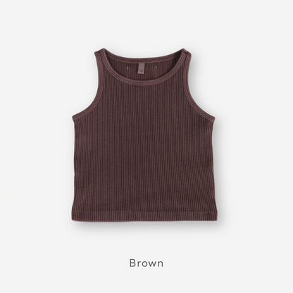 【26年11月オーダー会】 Ribbed Sleeveless [EARTH THE ARCHIVE] 【2026年3月上旬以降お届け予定】