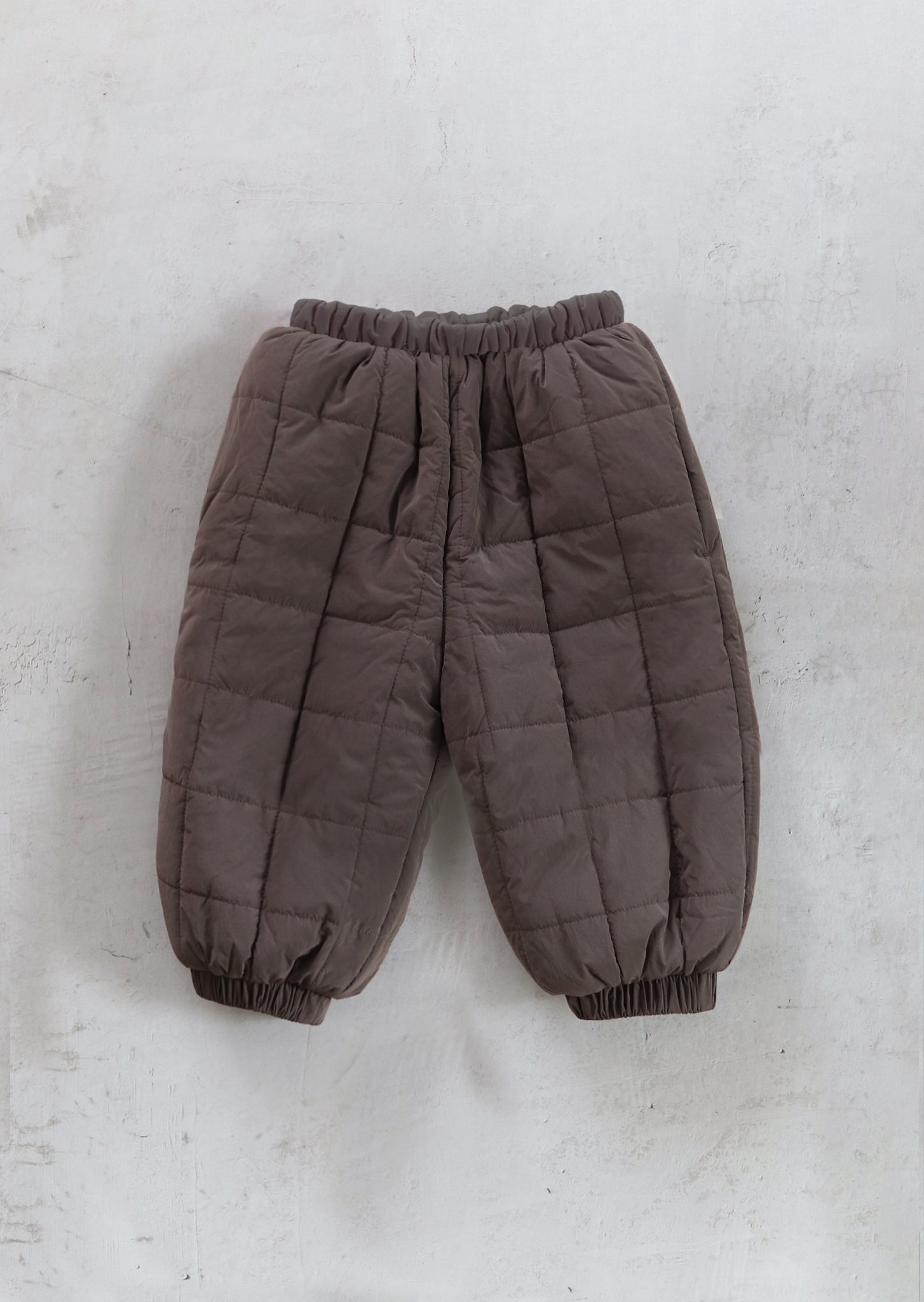 Lightweight padded pants - Brown [EARTH THE ARCHIVE] (26AW)