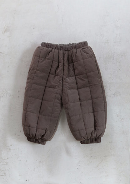 Lightweight padded pants - Brown [EARTH THE ARCHIVE] (26AW)