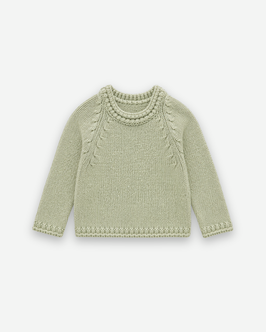 Knit top - Light Olive [EARTH THE ARCHIVE] (26AW)