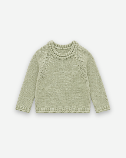 Knit top - Light Olive [EARTH THE ARCHIVE] (26AW)