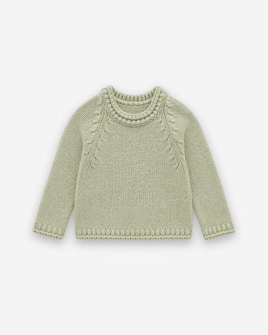 Knit top - Light Olive [EARTH THE ARCHIVE] (26AW)