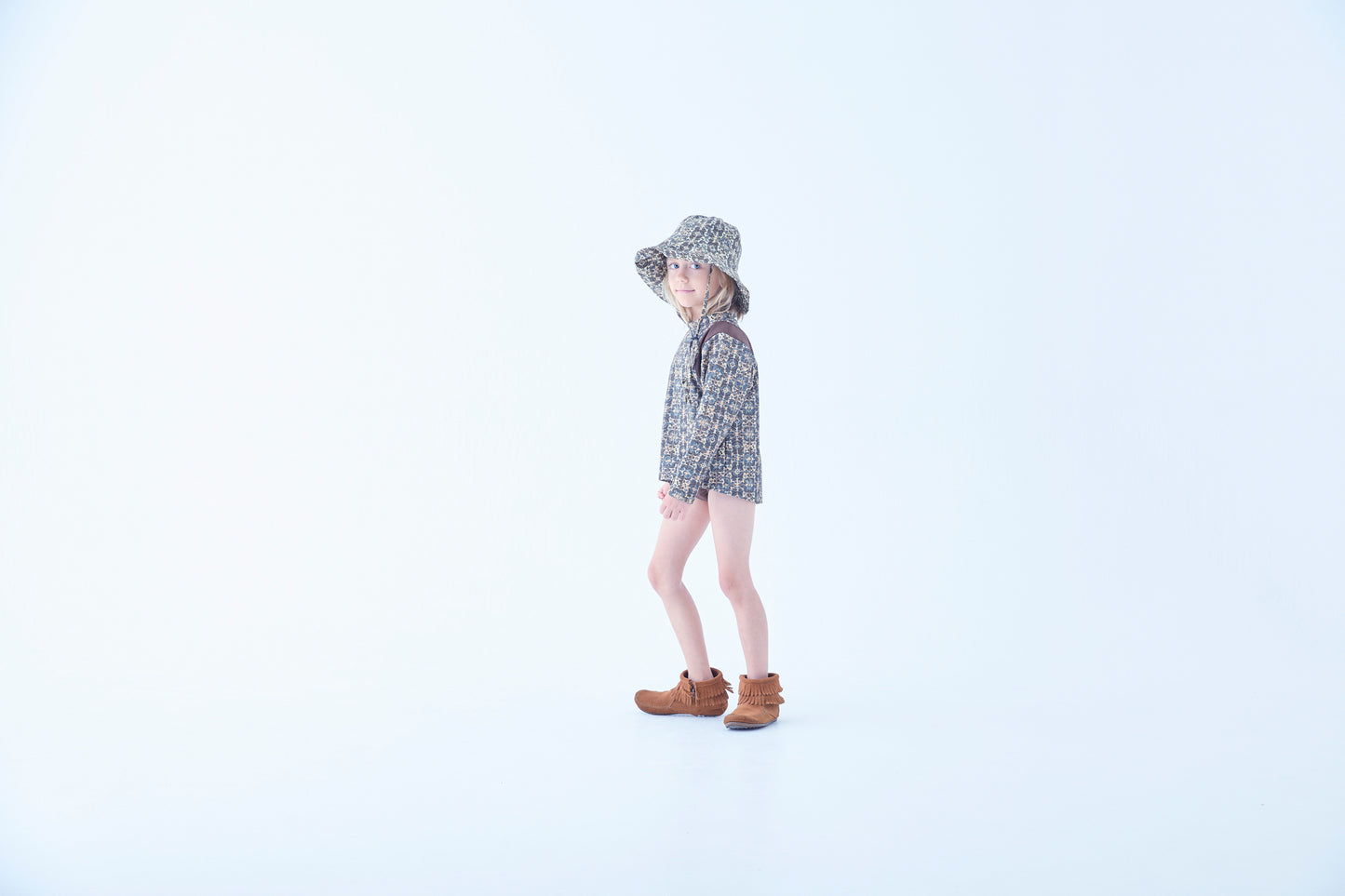 Old Tile Pattern Rush Guard UNISEX [eLfinFolk] (26SS)