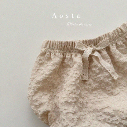 [aosta] Olivia bloomer (ivory flower) - SS24
