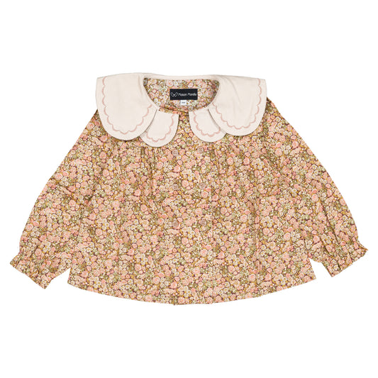 【オーダー会】 Blouse NOLLET - liberty [Maison Marelle](25AW Drop1) 【2025年12月中旬以降発送予定】