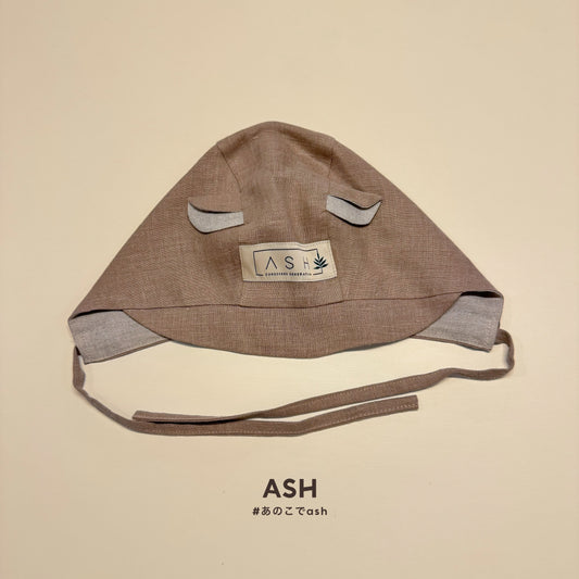 [ASH generation] bear bonnet (straight) / lavender