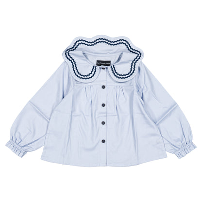【オーダー会】 Shirt PASSY - soft blue [Maison Marelle](25AW Drop1) 【2025年12月中旬以降発送予定】