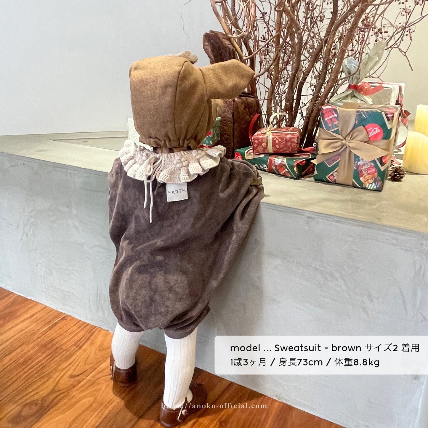 【26年11月オーダー会】 Baby Sweatsuit [EARTH THE ARCHIVE] (全5色) 【2026年3月上旬以降お届け予定】