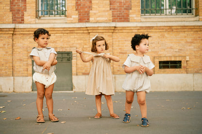 Bloomer CHAILLOT - chalk chevron [Maison Marelle](25SS DROP2)