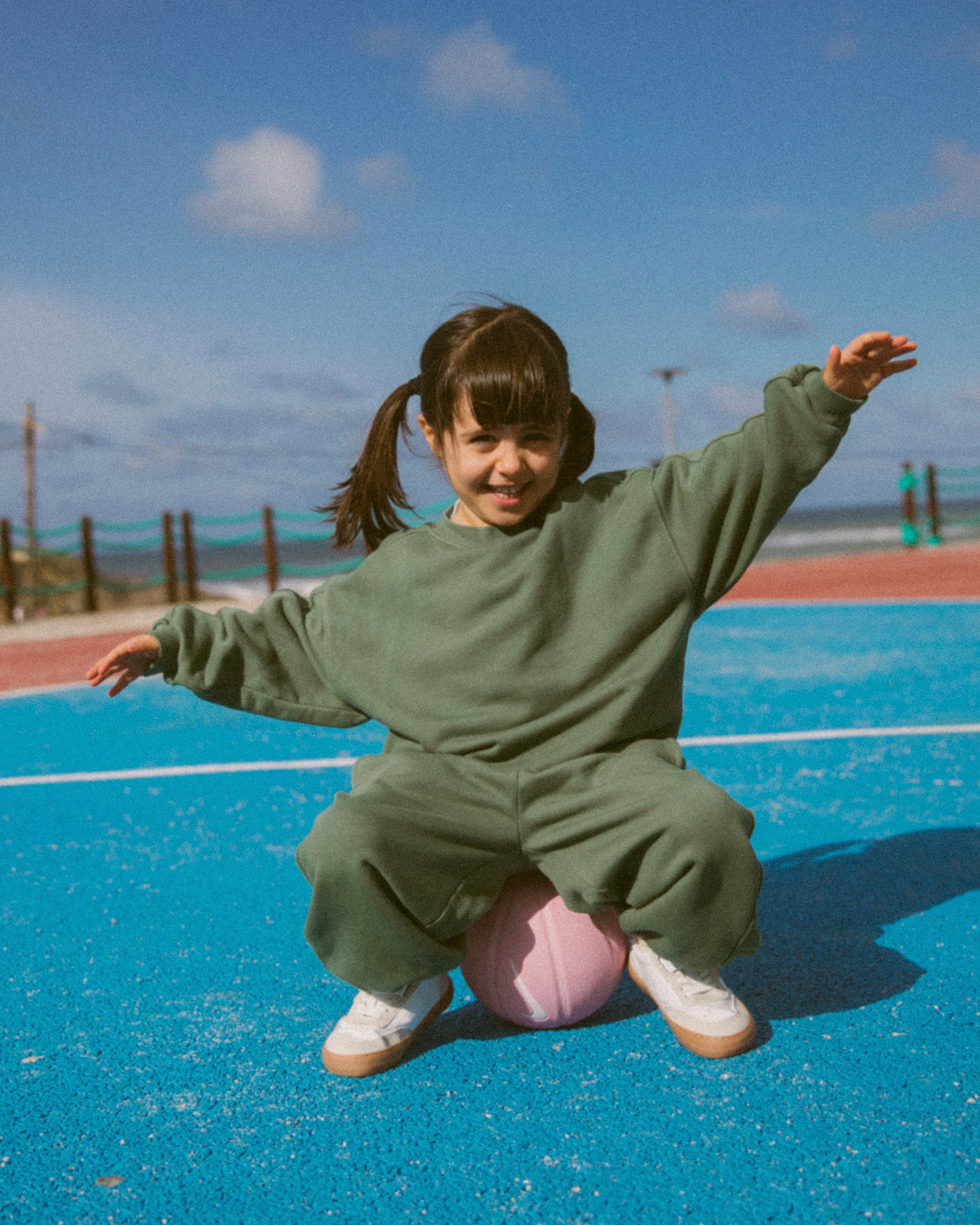 Organic French terry bottom - Brown [EARTH THE ARCHIVE] (26AW)