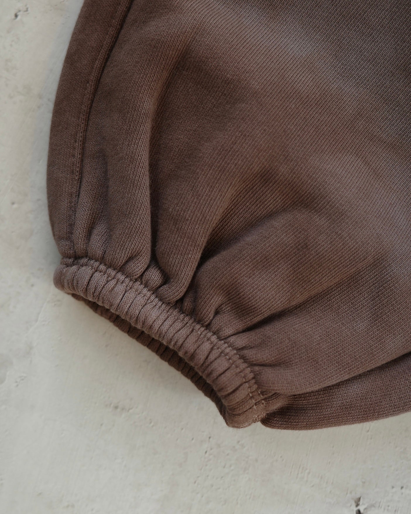 Organic French terry bottom - Brown Tie Dye [EARTH THE ARCHIVE] (26AW)