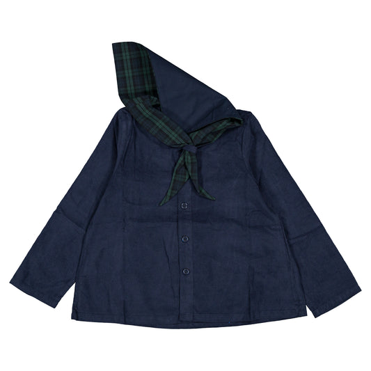【オーダー会】 Shirt MONGE - velvet blue [Maison Marelle](25AW Drop1) 【2025年12月中旬以降発送予定】
