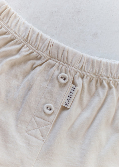 【26年11月オーダー会】 Button Shorts [EARTH THE ARCHIVE] (全2色) 【2026年3月上旬以降お届け予定】