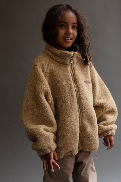 Teddy Zip Sweater - Camel [Façade](26AW)