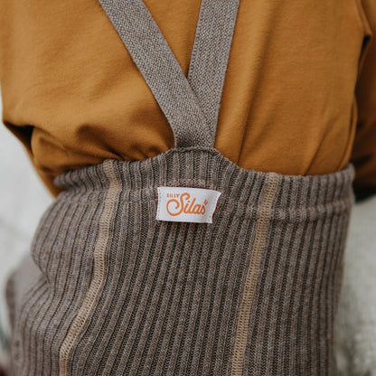 Hippy Footless Tights With Braces - Cocoa Blend [SILLY Silas]