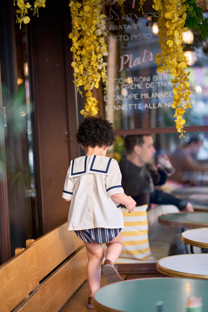 Bloomer CHAILLOT - navy stripes [Maison Marelle] (26SS)