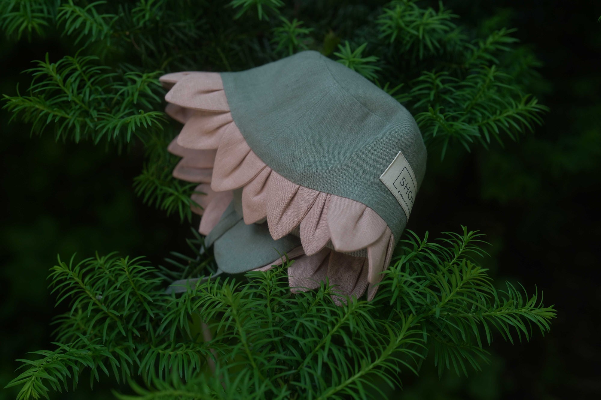 【オーダー会】'MAGNOLIA' LINEN FLOWER HAT [SHOMKA] 【2026年5月下旬以降順次発送】