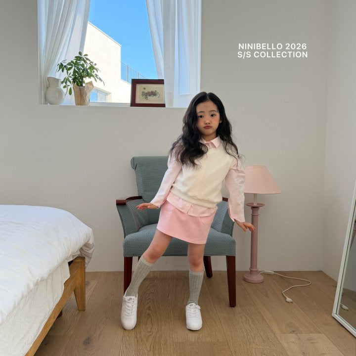 【予約販売】Butter Skirt [NINIBELLO] (26SS)【2026年2月下旬以降順次発送】