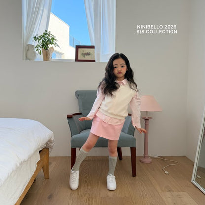 【予約販売】Butter Skirt [NINIBELLO] (26SS)【2026年2月下旬以降順次発送】