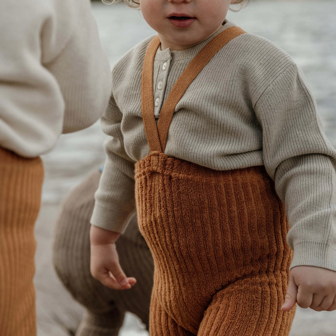 Granny Teddy Warmy Footless Collection - Amber