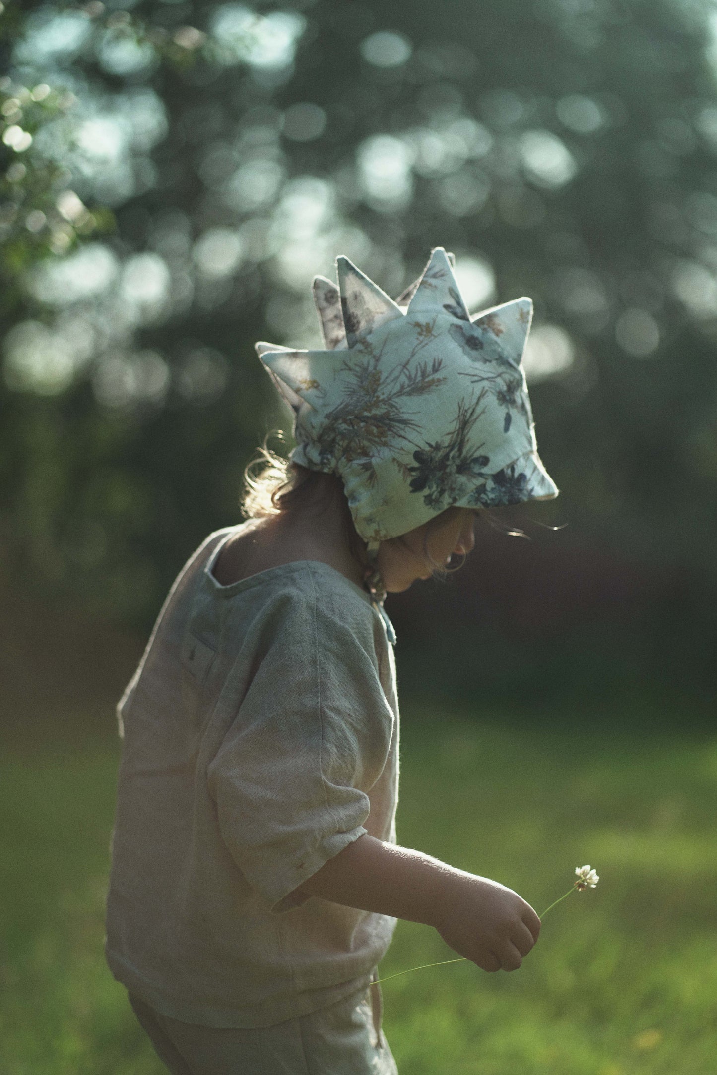 【オーダー会】'CROCODILE' LINEN BONNET [SHOMKA] 【2026年4月中旬以降順次発送】