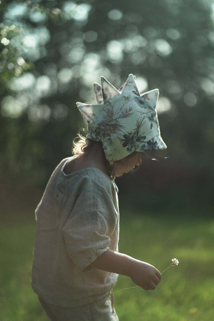 【オーダー会】'CROCODILE' LINEN BONNET [SHOMKA] 【2026年4月中旬以降順次発送】