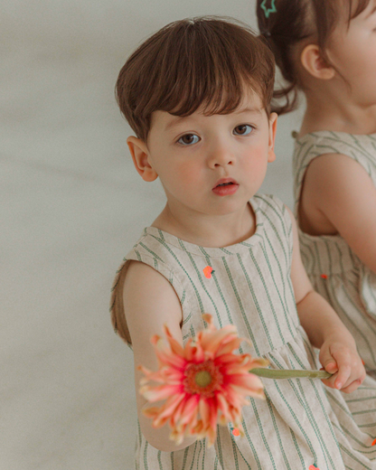Peach Bloom Linen Suit  [Doucement] (25SS)