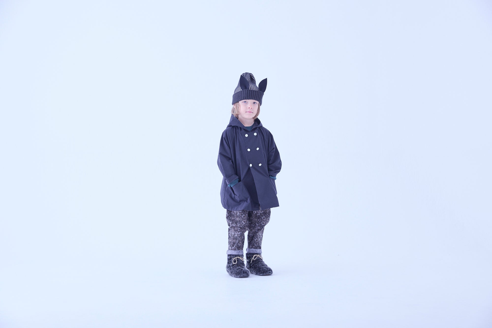Beast Beanie Ⅱ by CA4LA - Black [eLfinFolk ] (25AW•Drop2)
