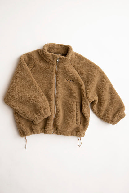 Teddy Zip Sweater - Camel [Façade](26AW)