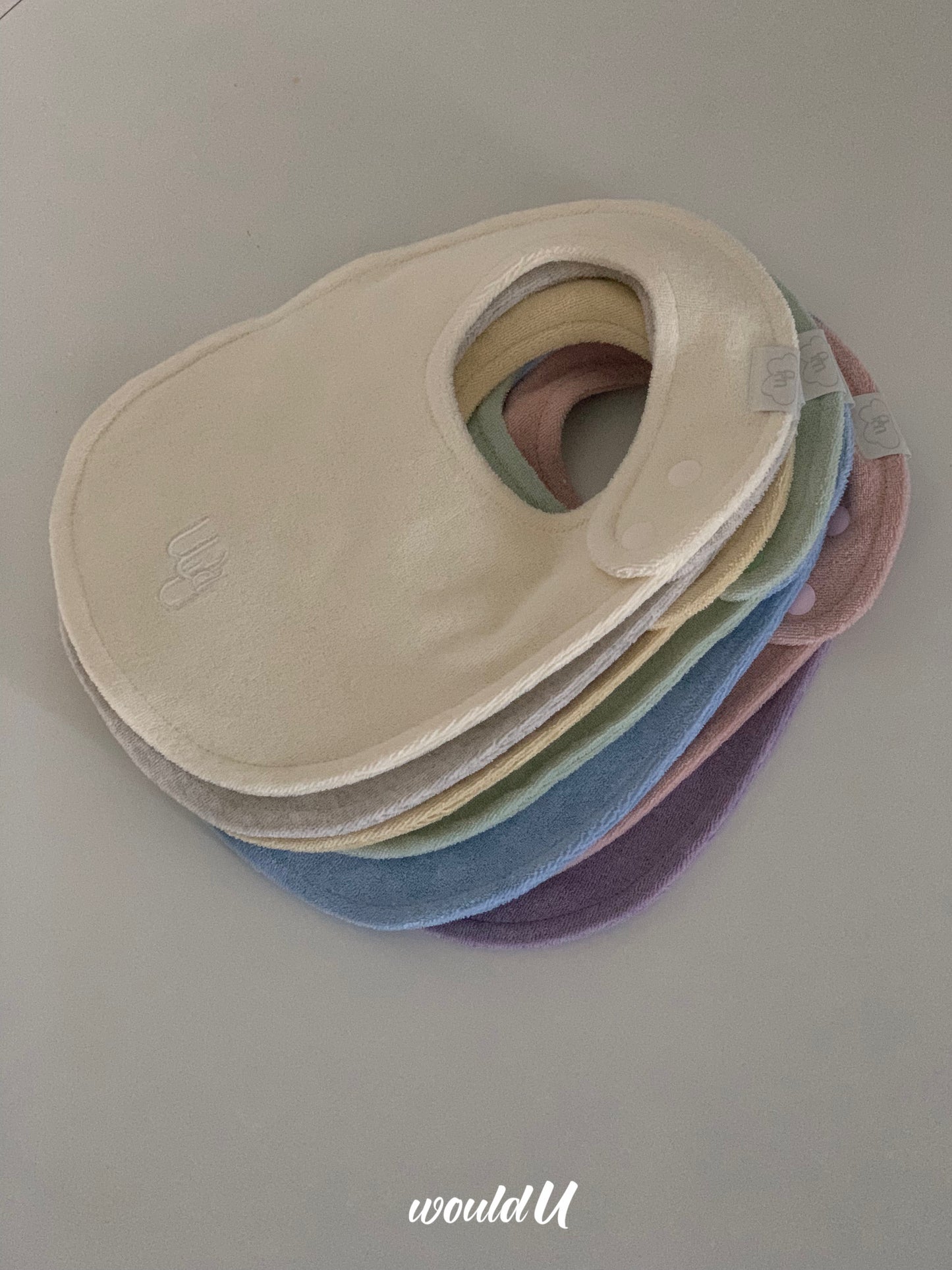 【オーダー会】cloud terry bibs [wouldU]【2025年11月下旬以降順次お届け予定】