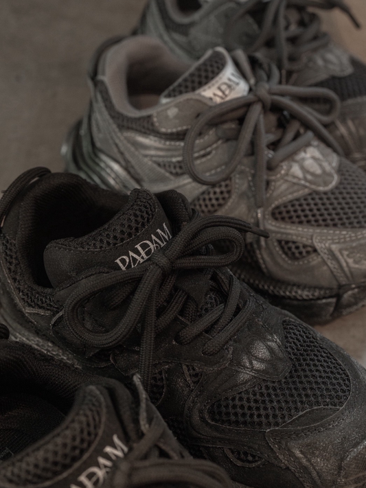 Vintage wolf sneaker - Midnight Black [PADAM] (25AW)