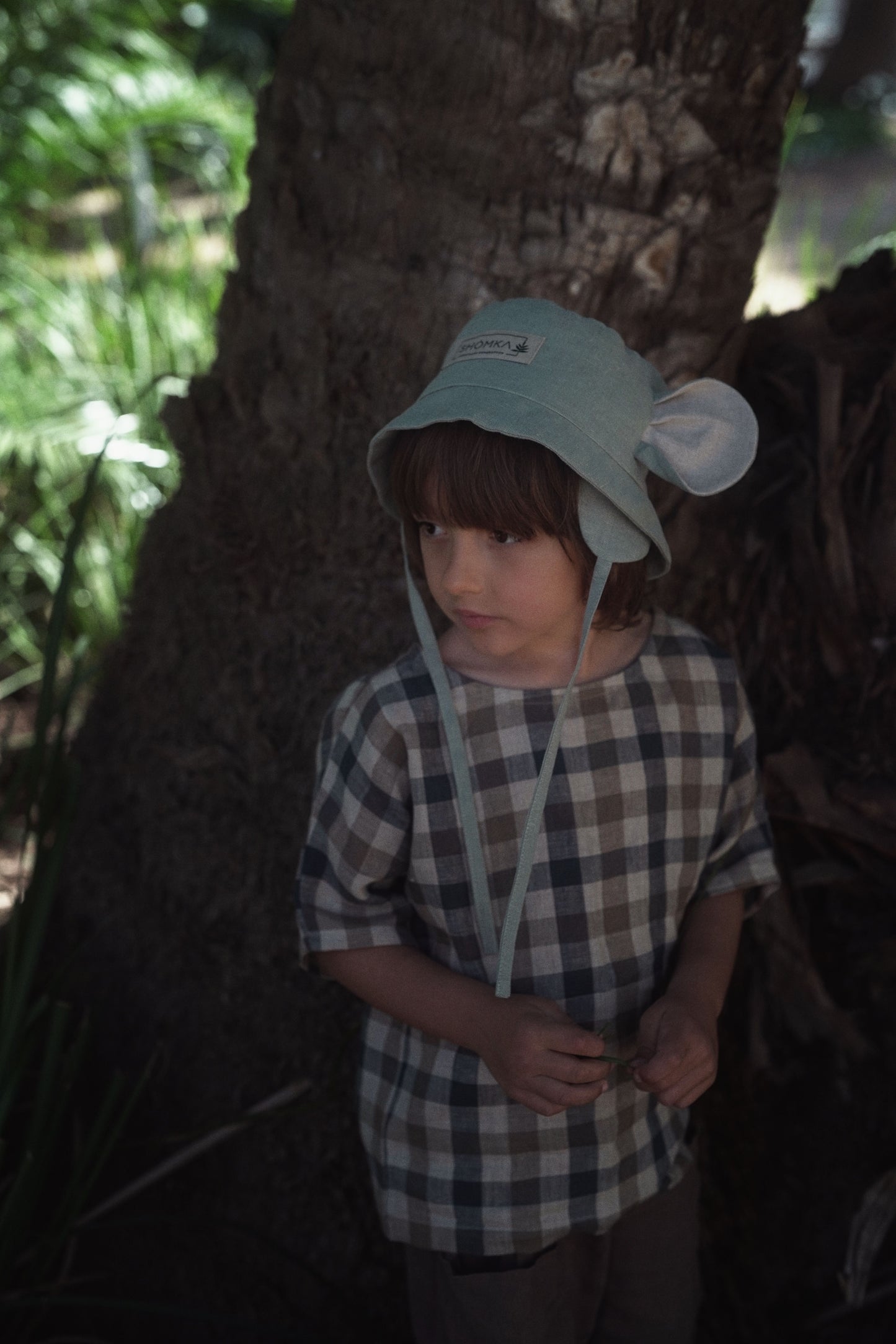 【オーダー会】'MONKEY' LINEN HAT [SHOMKA] 【2026年4月中旬以降順次発送】