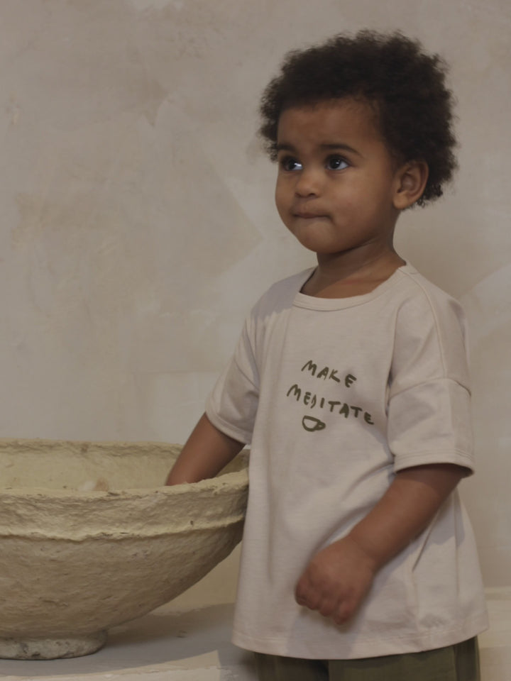Make Meditate. Boxy T-shirt [organic zoo] (24SS)