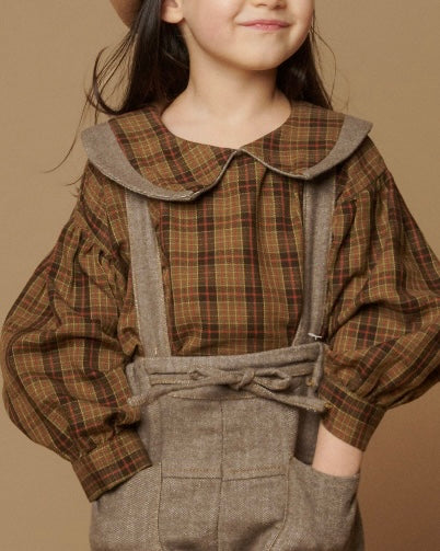 Carolina Top - Autumn Plaid [HELLO LUPO] (25AW)