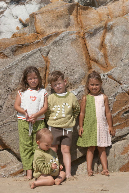 Organic Candy Cane Christmas Jumper [GROWN] (25HOL)