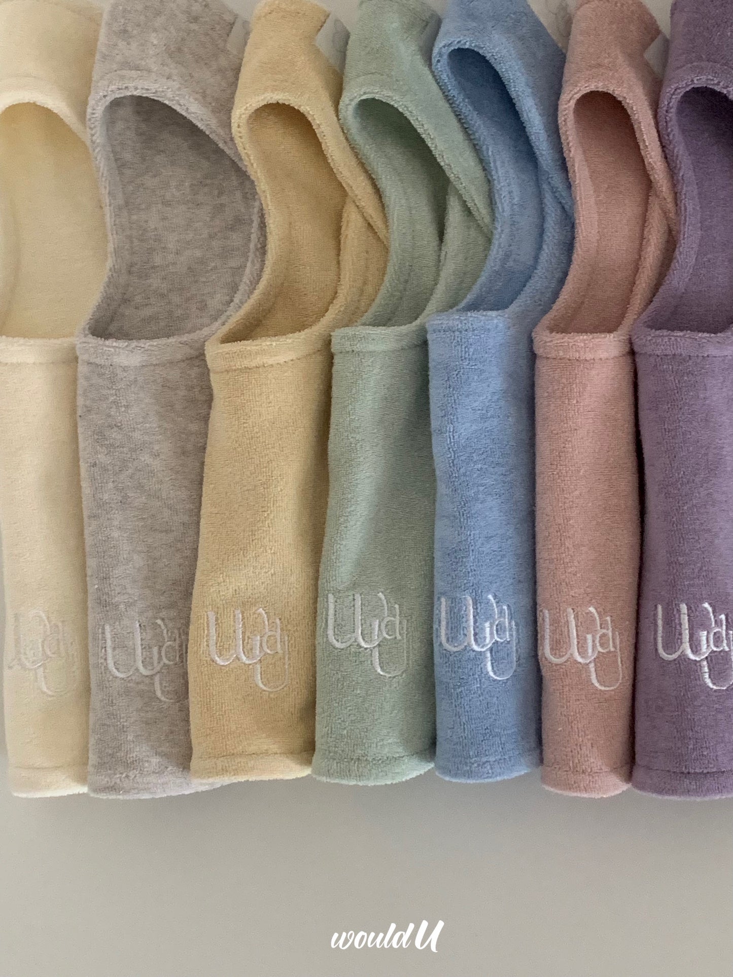 【オーダー会】cloud terry bibs [wouldU]【2025年11月下旬以降順次お届け予定】