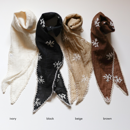 flowers kerchief