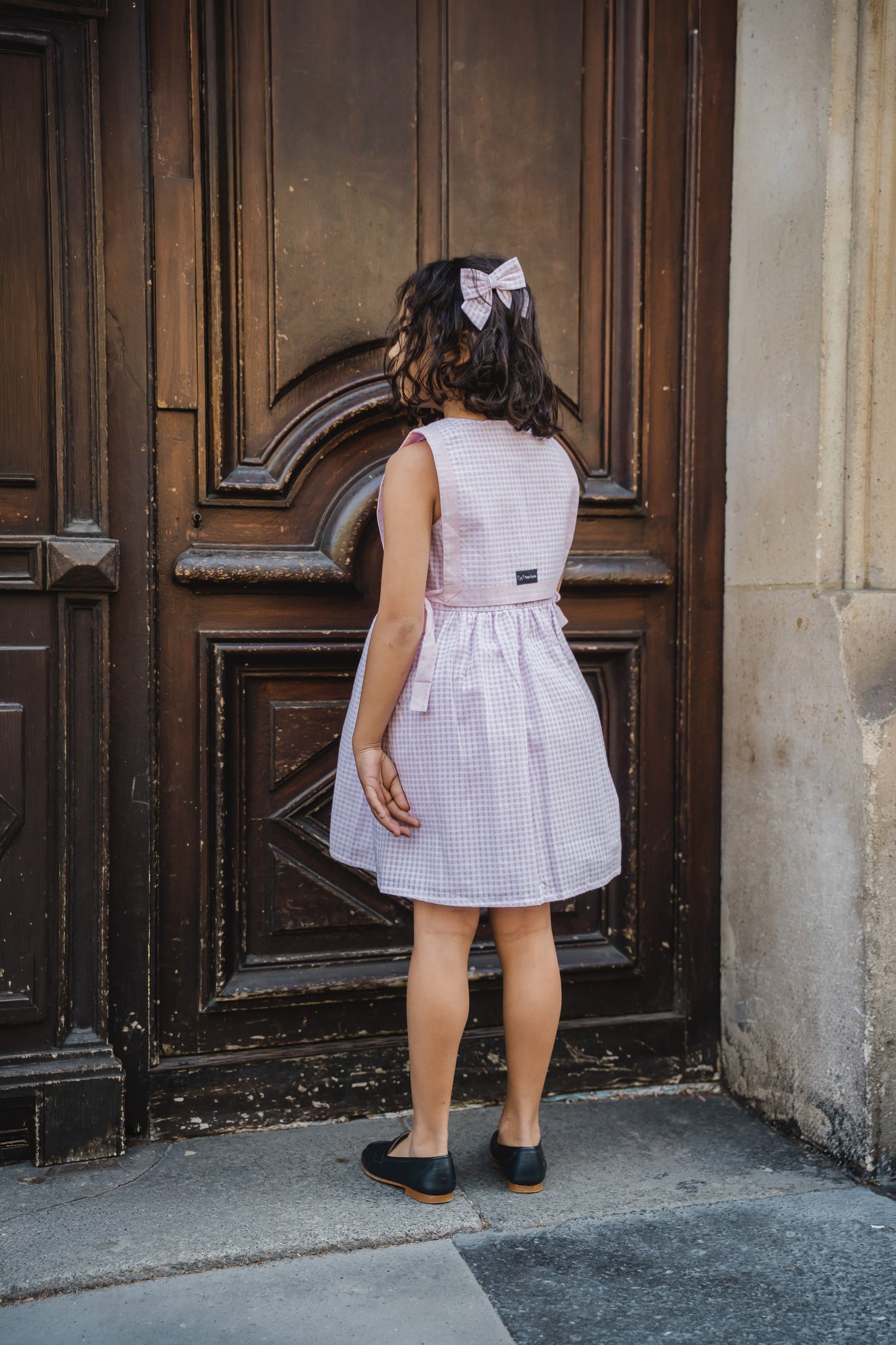 Dress JAURES - pink gingham [Maison Marelle] (26SS)