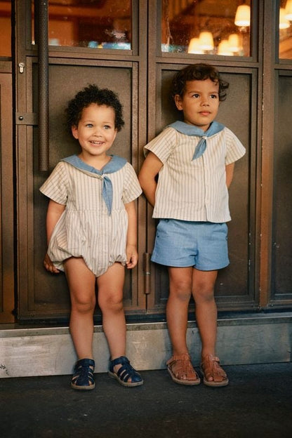 Short SUFFREN- blue denim [Maison Marelle](25SS DROP2)
