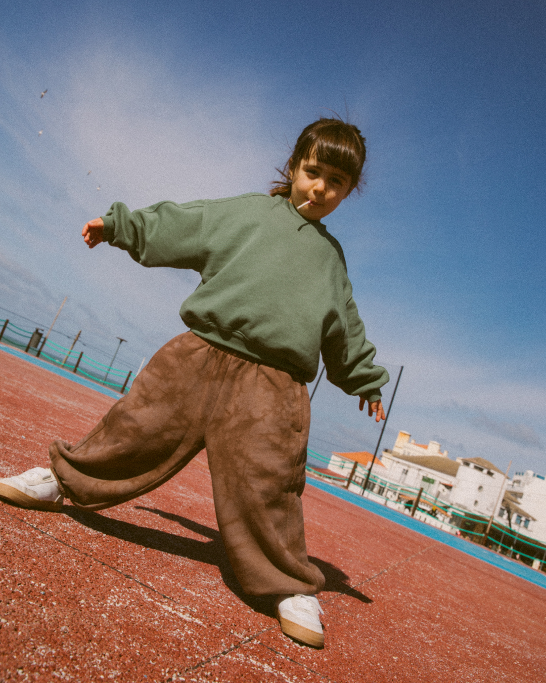 Organic French terry top - Brown [EARTH THE ARCHIVE] (26AW)