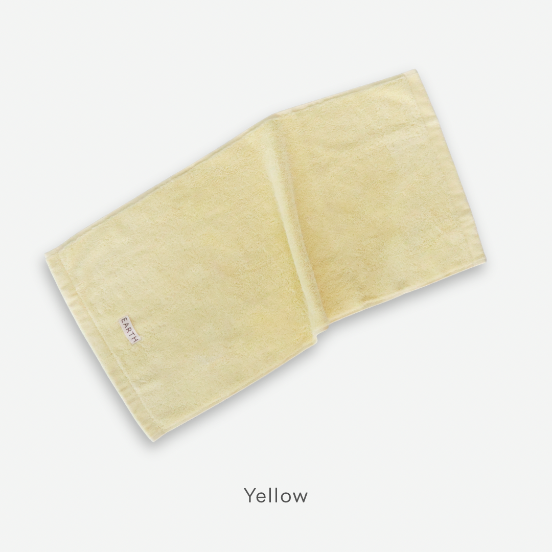 Plant Dyed Organic Towel - Face [EARTH THE ARCHIVE]